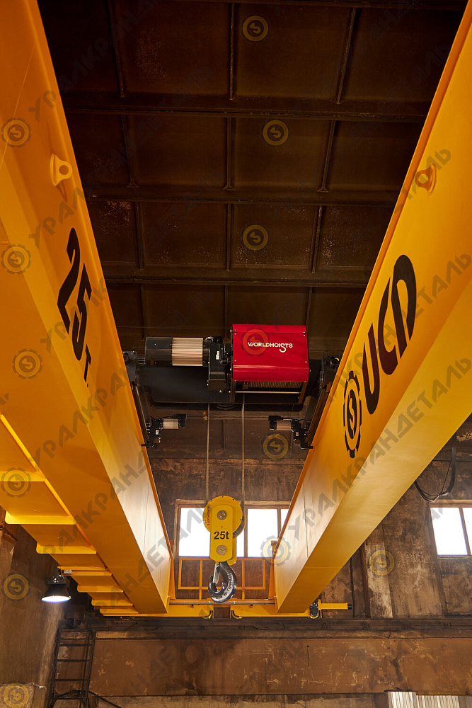 Кран мостовой электрический опорный двухбалочный 25т 22.5м (Изготовитель: УралКранДеталь)