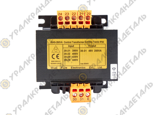 Трансформатор управления JBK5 - 250VA (380V-48V) 50/60Hz IP00