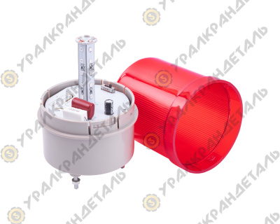 Лампа сигнальная LTE-1103W, красная, LED 220VAC (вращение, мигание, свечение) Китай