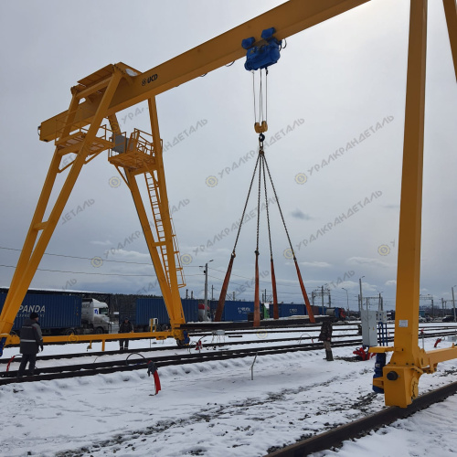 Кран козловой электрический 5т 16.5м