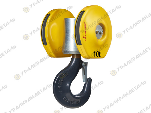 Крюковая подвеска в сборе 10 т 4104L Worldhoists