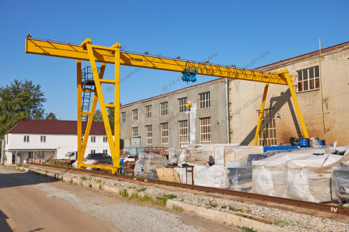 Кран козловой электрический 10т 16.5м